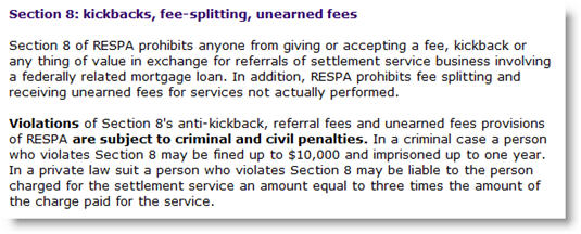 Understanding RESPA Section 8 Violations