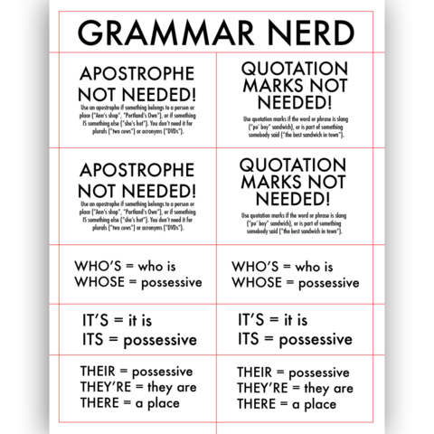 grammar stickers