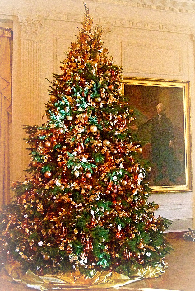 Christmas Tree in E Reception Area White House