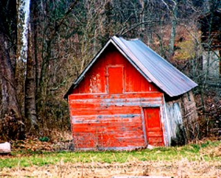 leaning shed